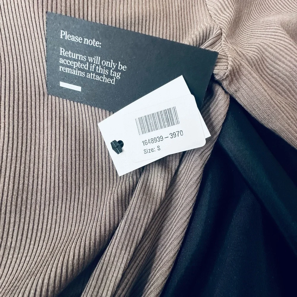 NWT SKIMS Soft Lounge Mock Neck Long Sleeve Dress Size SMALL - Picture 5 of 10